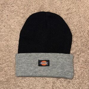 Dickies Two-Tone Black and Gray Beanie